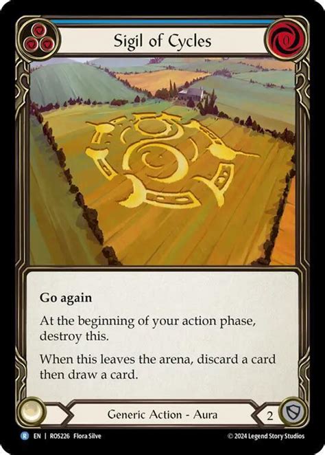 Sigil Of Cycles Rosetta Flesh And Blood Tcg