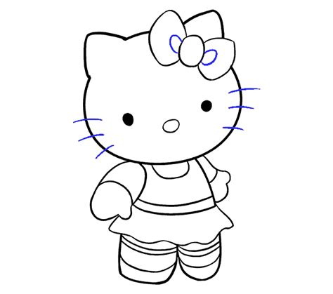 How To Draw Hello Kitty In A Few Easy Steps Easy Drawing Guides