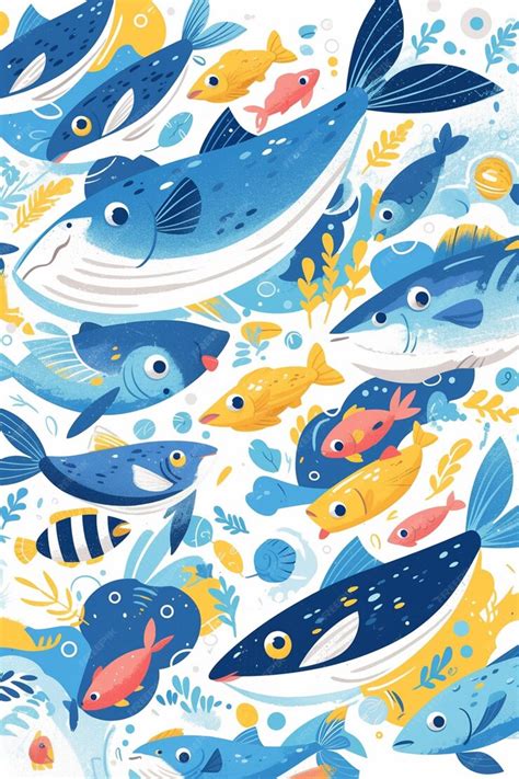 Filipino Bangus Patterns With Milkfish Motifs Premium Ai Generated Vector