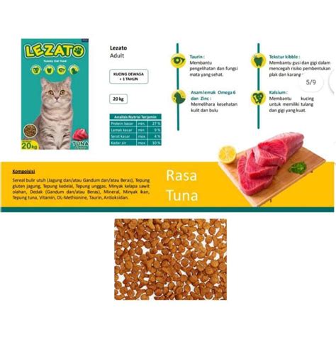 Jual Lezato Makanan Kucing Repack Kg Lezato Tuna Cat Food Repack Di