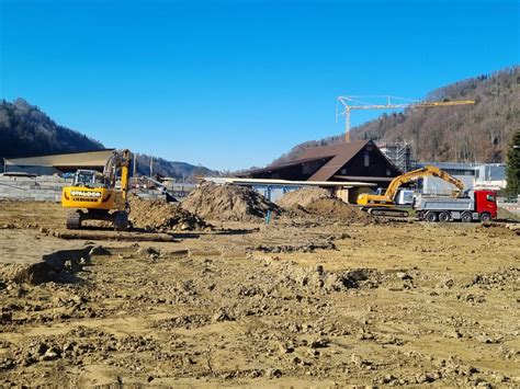 Betriebsgebäude Dahinden ein Projekt der Stalder Tiefbau AG