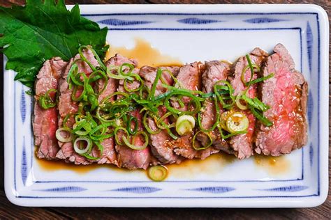 Beef Tataki (Japanese Seared Beef Fillet) - Sudachi Recipes