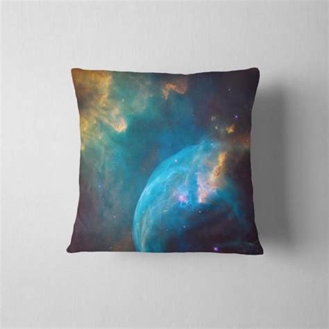 Nasa Space Cushion Nebula Throw Cushion Space Decor Custom Luxury