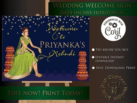 Buy Welcome Mehndi Sign As Mehndi Welcome Signs Welcome To Mehendi