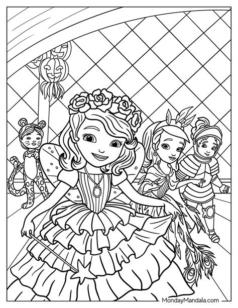 20 Sofia The First Coloring Pages Free Pdf Printables