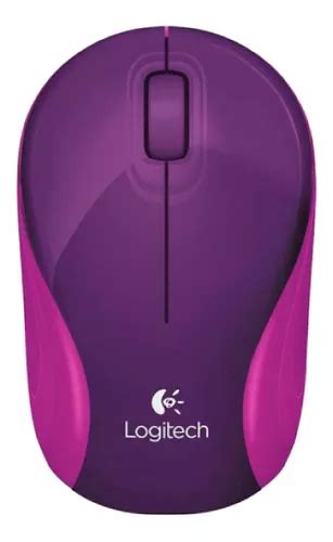 Mouse Mini Inal Mbrico Logitech Color Collection M Playfully Purple