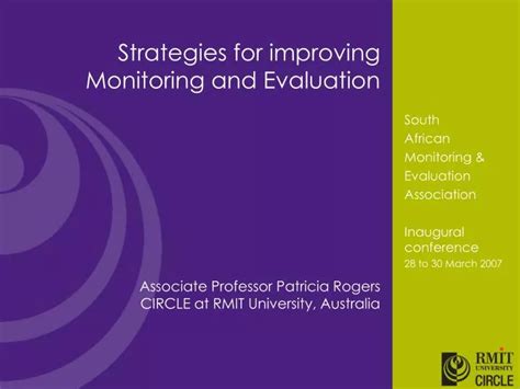 Ppt Strategies For Improving Monitoring And Evaluation Powerpoint