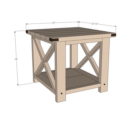 10+ Diy End Table Plans