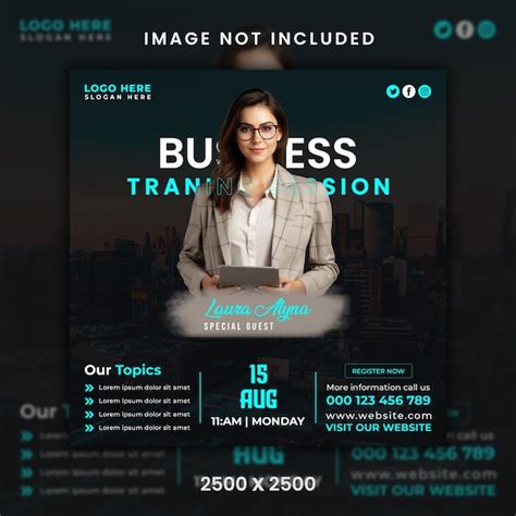 Premium PSD Free PSD Online Multiple Guest Speaker Business Live