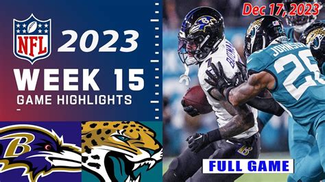 Baltimore Ravens Vs Jacksonville Jaguars Full Game Week 15 Nfl