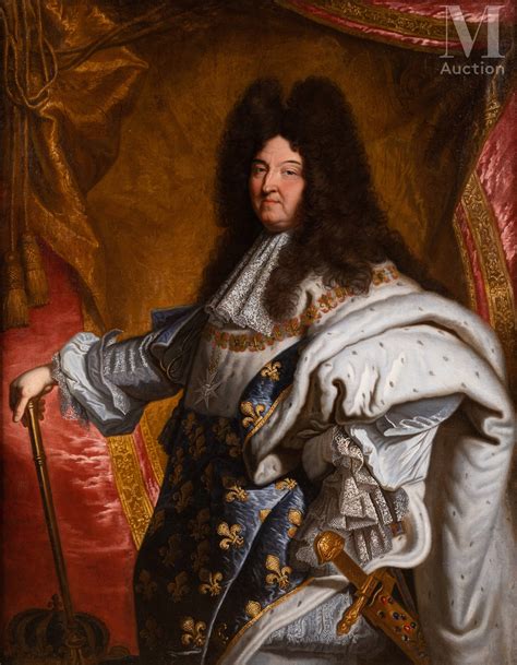 Hyacinthe Rigaud | Portrait de Louis XIV, roi de France et de Navarre ...