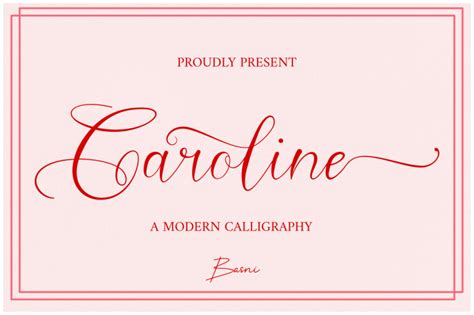 Caroline Font All Free Fonts