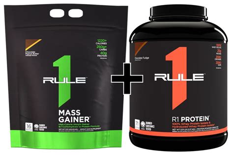 Rule 1 R1 Mass Gainer 114lb R1 Protein 5lb Ebay