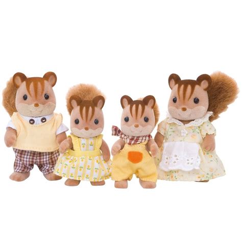 Sylvanian Families Esquilos - Sylvanian Families - Família dos Esquilos Noz - Epoch ...