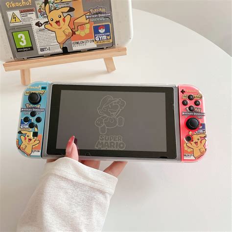 Pikachu Adecuado Para Nintendo Switch Oled Fundas Protectoras