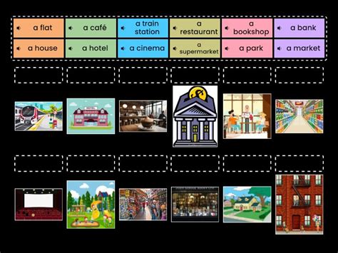 Roadmap A A Vocabulary Places In A Town Une Las Parejas