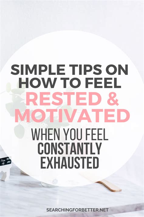 How To Stop Feeling Constantly Exhausted Lazy And Unmotivated Self Development Collective