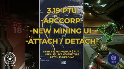 New Mining Ui And Attach Detach Feature Star Citizen Ptu Ultra