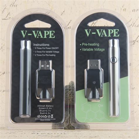 Preheat Batteries Kits Co Vv Battery Oil Vaporizer O Pens Vape Pen