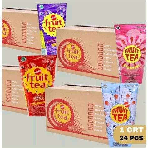 Jual Fruit Tea Genggam Kotak Sosro Minuman Rasa Apelblackcurrant 1 Dus