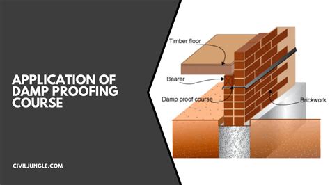 What Is Damp Proof Course Types Of Damp Proofing Course Application