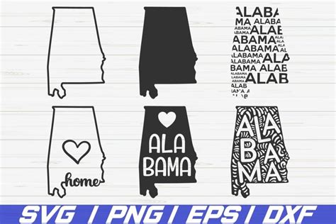 Alabama State Svg Cut File Alabama Svg Al Svg