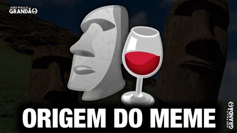 A ORIGEM DO MEME Fino senhores🗿🍷MEME CARA DE PEDRA