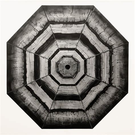 Black And White Curvilinear Octagon Illustration With Kodak Aero Ektar