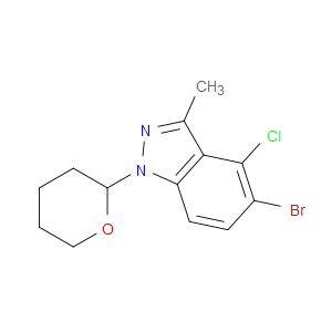 Bromo Chloro Methyl Tetrahydro H Pyran Yl H Indazole