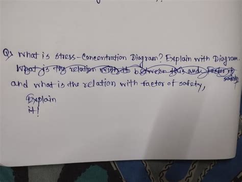 Answered: - What is stress-Concentration Diagram?… | bartleby