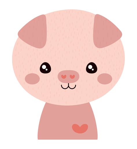 cute pig design 21380716 Vector Art at Vecteezy