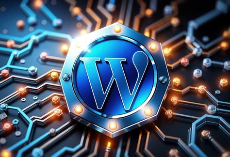 Wordpress Logo 3d Wallpaper Premium Ai Generated Image