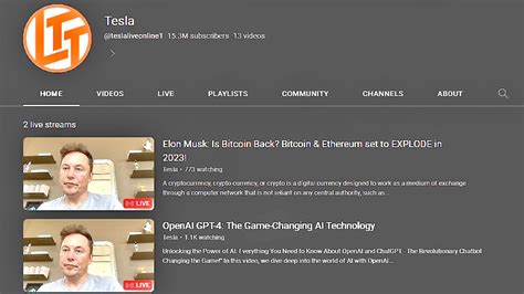 Linus Tech Tips Changed To Tesla Bitcoin Scam Channel Just Now Ltt