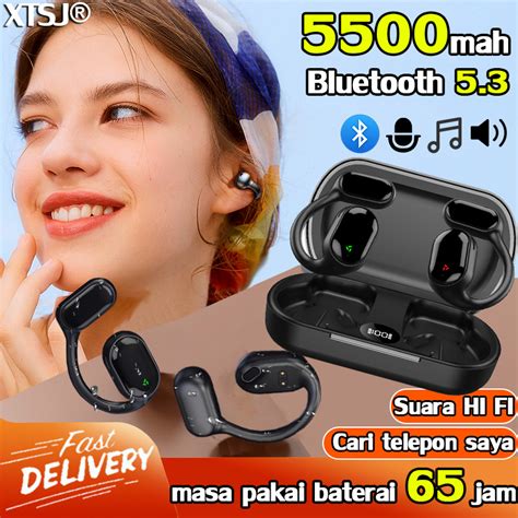 5500mah Dan Kotak Pengisi Daya Headset Bluetooth Full Bass Original