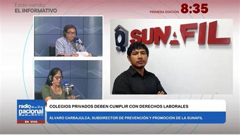 SUNAFIL PERÚ on Twitter RT RadioNacionalFM EN VIVO Álvaro