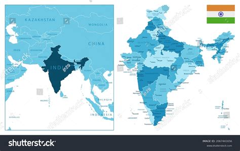 13,583 India Blue Map Images, Stock Photos & Vectors | Shutterstock