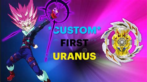 CUSTOM FIRST URANUS COMBO BEYBLADE BURST SPARKING SUPERKING LANE