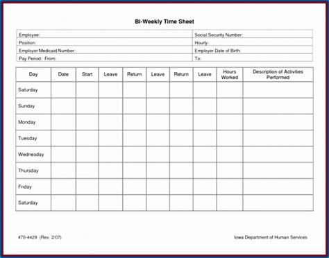 Excel Timesheet Template Multiple Employees Sample Templateral