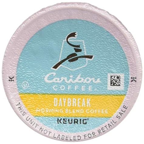 Caribou Coffee Daybreak Morning Blend K Cups For Keurig Brewers 96