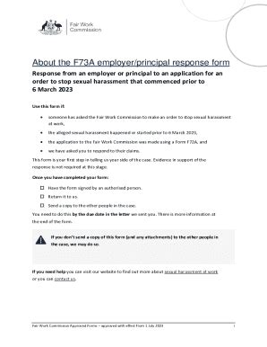 Fillable Online About The F A Employer Principal Response Form Fax