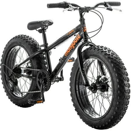 20" Mongoose Compac Boys' Fat Tire Bike, Black - Walmart.com