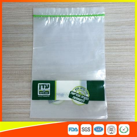 Disposable Biodegradable Zip Lock Packaging Bags For Household