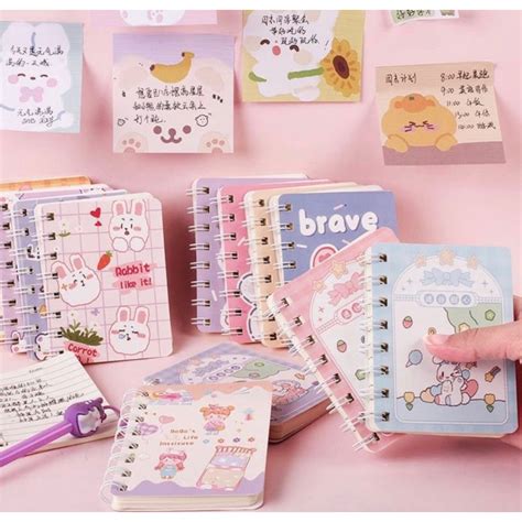 Jual Cod Note Book Ring Motif Memo Kecil A Spiral Isi Lembar