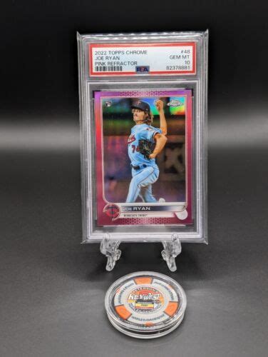 2022 Topps Chrome Pink Refractor 48 Joe Ryan Rc For Sale Online Ebay