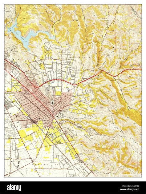 Hayward, California, map 1950, 1:24000, United States of America by ...