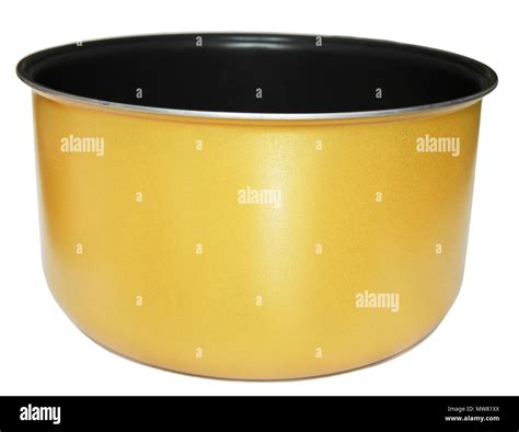 Inner pot of electric rice cooker Stock Photo - Alamy