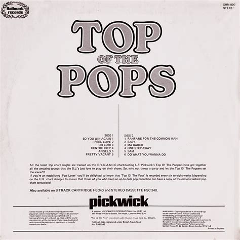 Top Of The Pops Vol 60 Cover Heaven