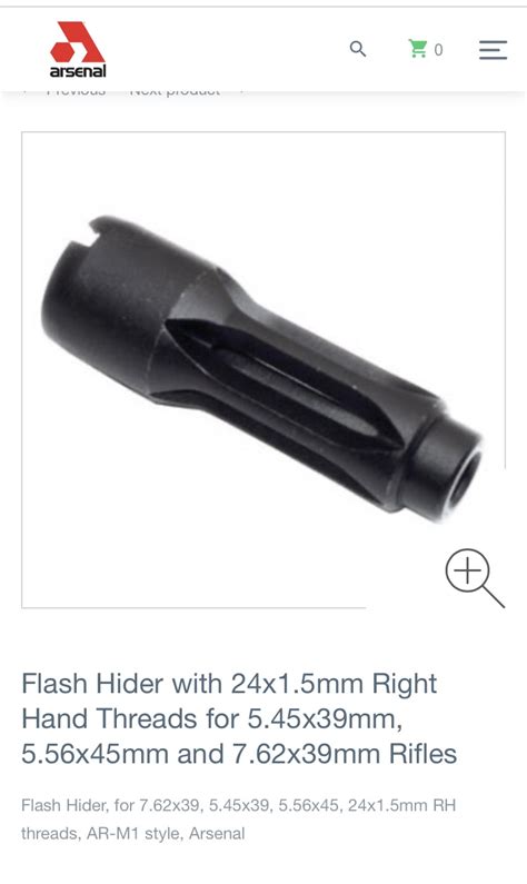 Wtb Arsenal Bulgarian Chrome Lined Egg Beater Port Flash Hider