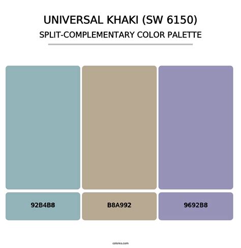 Sherwin Williams Universal Khaki Sw 6150 Paint Coordinating Colors