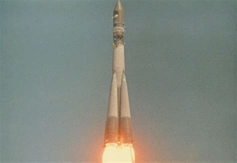 Launch Of Vostok-1 Spacecraft Photograph by Ria Novosti